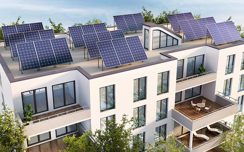 Projeto de energia solar no bairro Jardim da Penha, Vitória/ES